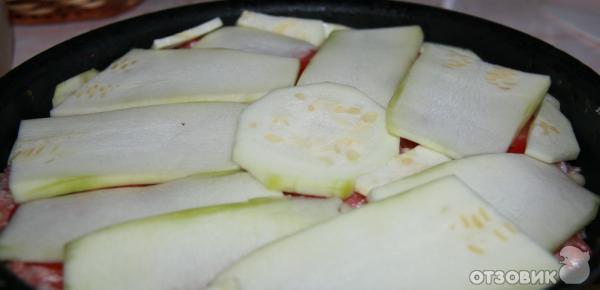 Рецепт Запеканка из кабачков с мясом фото
