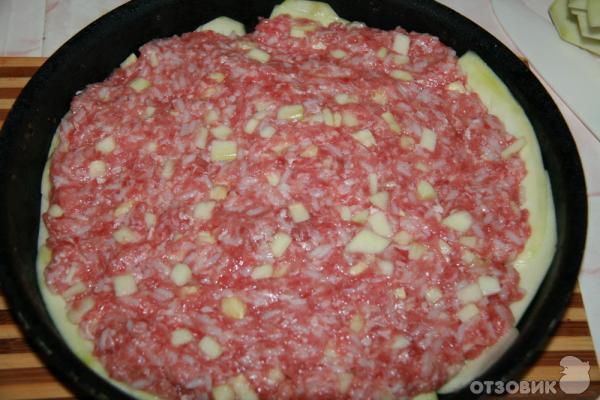 Рецепт Запеканка из кабачков с мясом фото