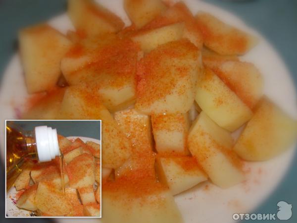 Рецепт Запеченный картофель в микроволновой печи фото