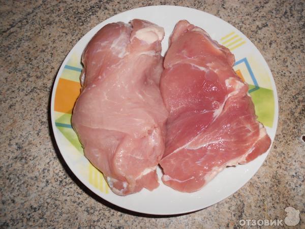 Рецепт свинина запечённая в фольге. фото