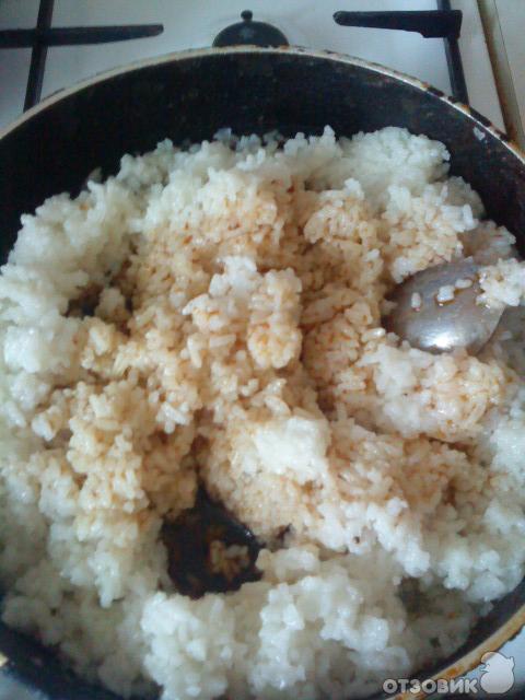Блюда с рисом с соевым соусом