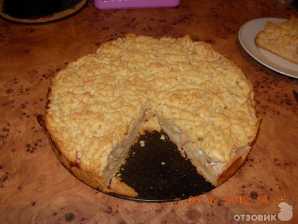 Рецепт Пирог с яблоками и взбитыми белками фото