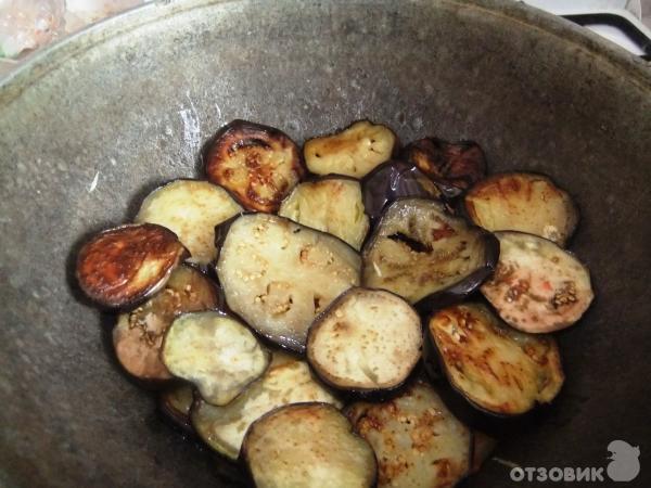 Рецепт баклажаны с овощами в томатном соусе фото