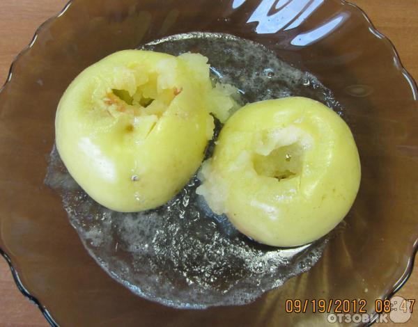 Рецепт Почти печеное яблоко фото