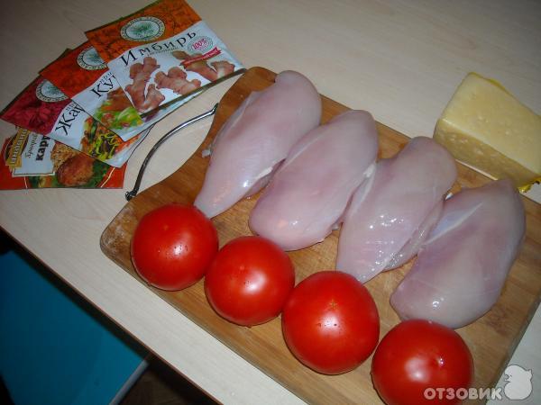 Рецепт Куриное филе под сыром фото