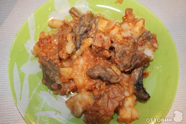 Рецепт Рагу с говядиной и грибами и овощами фото