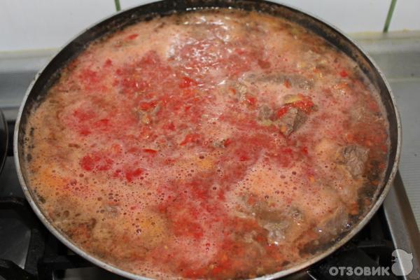 Рецепт Рагу с говядиной и грибами и овощами фото