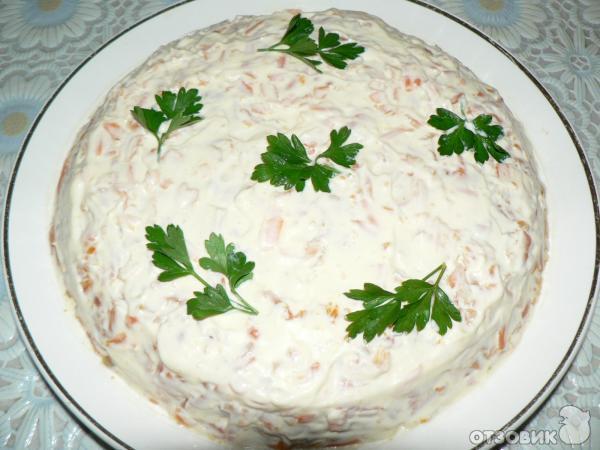 Рецепт салата Минтай в полушубке фото