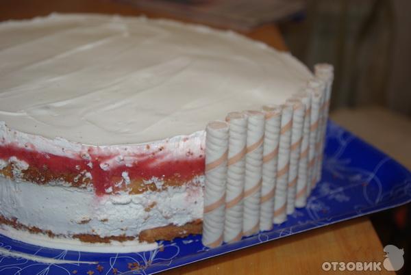 Рецепт торта Ягодное лукошко фото