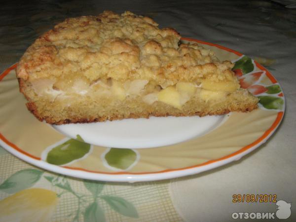 Рецепт Яблочный пирог с безе фото