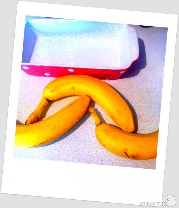 Рецепт Творожно-банановый пирог фото