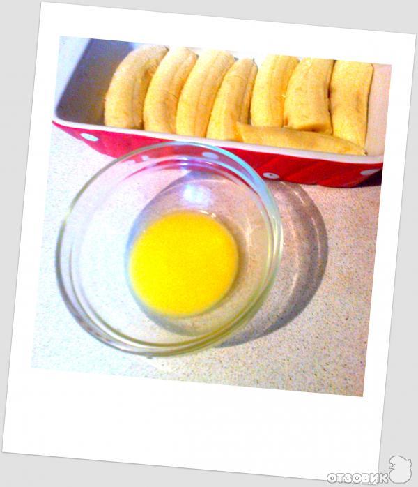Рецепт Творожно-банановый пирог фото