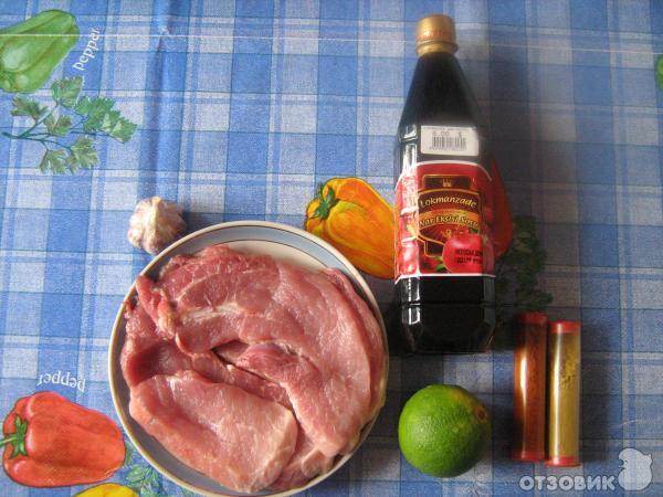 Рецепт Мясо в гранатовом соусе фото