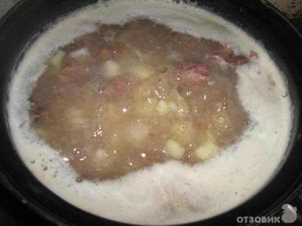 Рецепт Суп с тушенкой фото