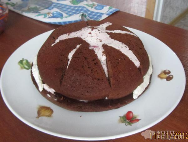 Рецепт Шоколадный торт с творогом фото