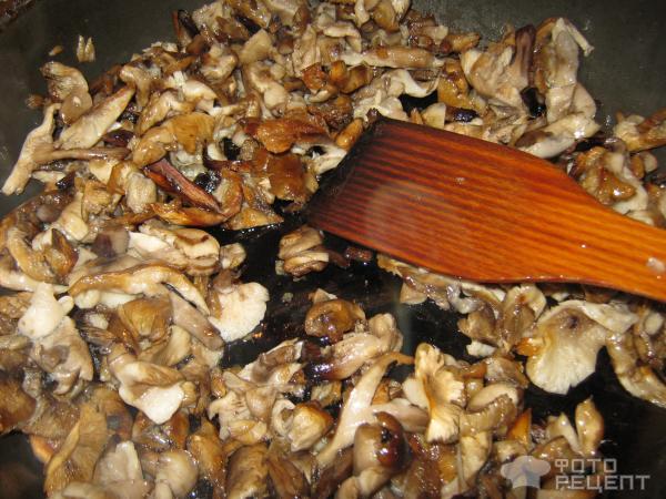Рецепт жаркого из картофеля с жареными грибами фото