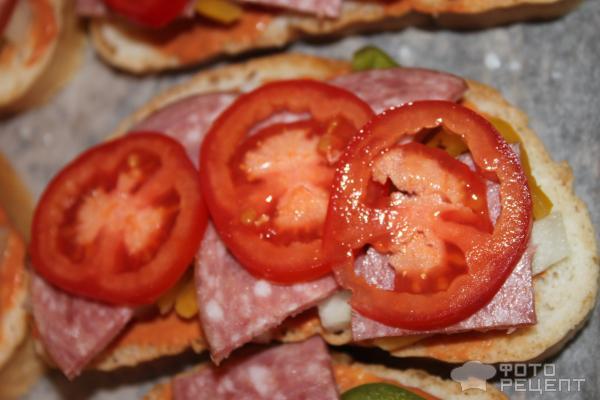 Рецепт Горячие бутерброды фото