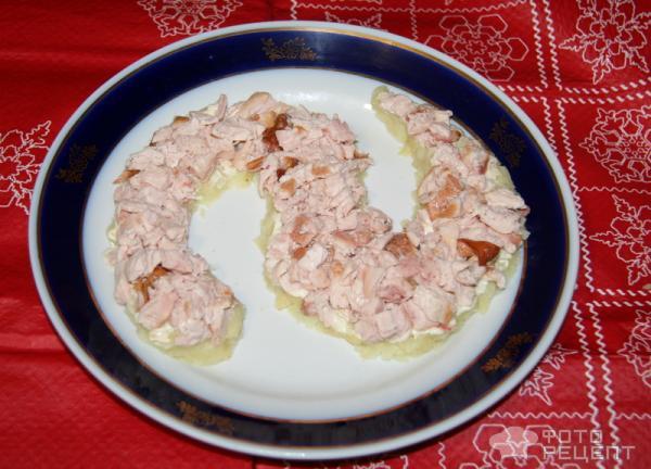 Салат змейка - пошаговый рецепт с фото