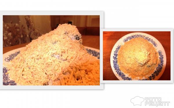 Рецепт салата курица с грибами фото