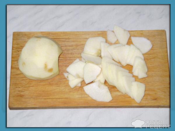 Рецепт Низкокалорийные мини-кексы с начинкой – с яблоками (изюмом, орехами) фото