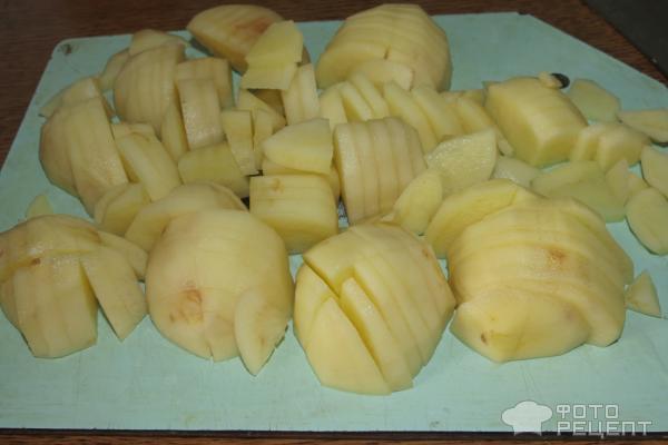Рецепт Картофель со стручковой фасолью фото
