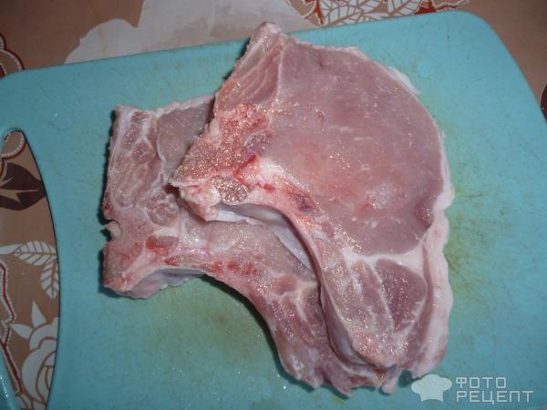Рецепт Антрекот из свинины фото