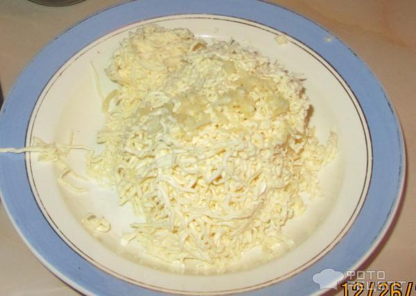 Рецепт закуски Сырные Рафаэлло фото