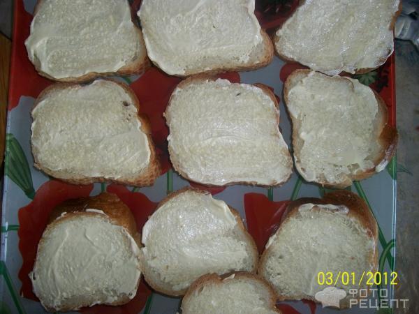Рецепт Бутерброды со шпротами фото