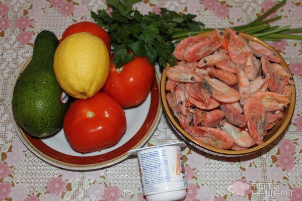 Рецепт Салат с креветками фото