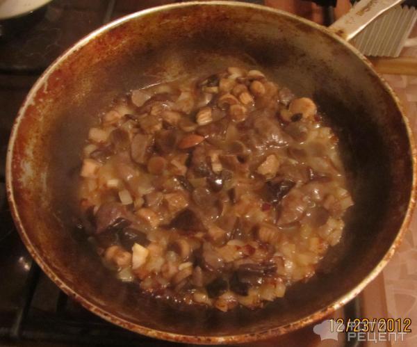 Рецепт Каша гречневая с грибами фото