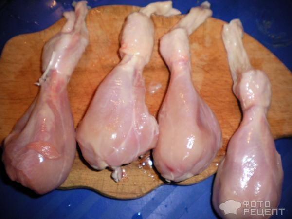 Куриные ножки фаршированные сыром и овощами в духовке