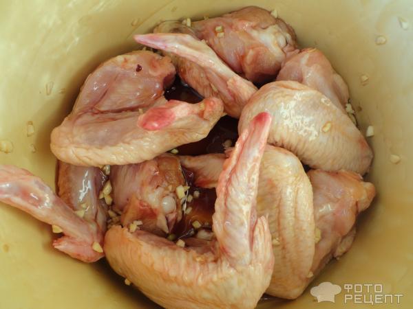 Рецепт Куриные крылышки в соевом соусе фото