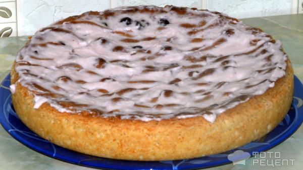 Рецепт: Домашний вишневый пирог