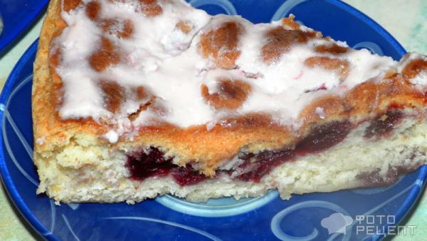 Рецепт: Пирог Киевский с вишней | Мой любимый пирог с ягодами.