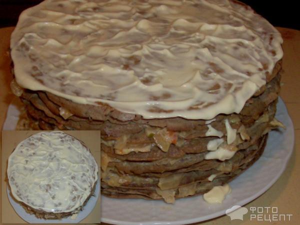 Рецепт Печеночный торт фото