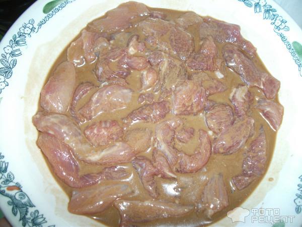 Рецепт Мясо в соевом соусе фото