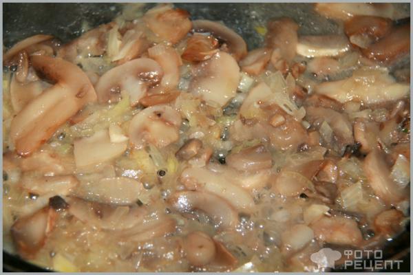 Рецепт Паста с грибной начинкой фото