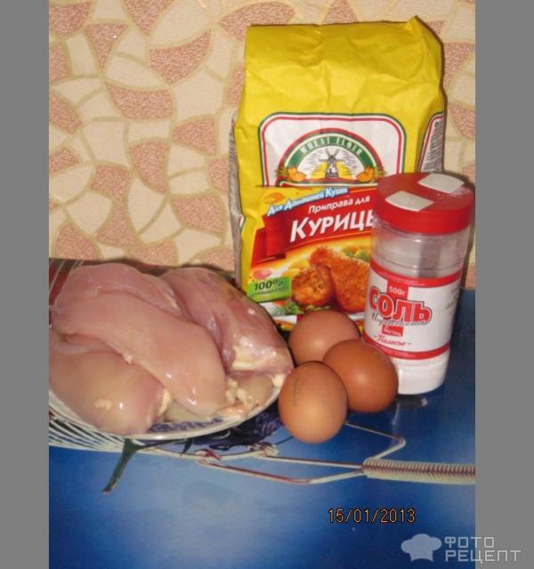 Рецепт Отбивные куриные в кляре фото