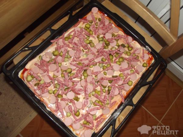Рецепт Пицца по-домашнему фото