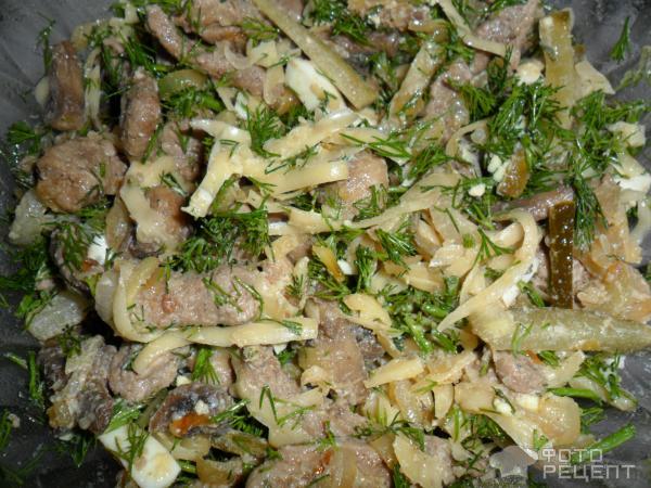 Рецепт Мясной салат фото