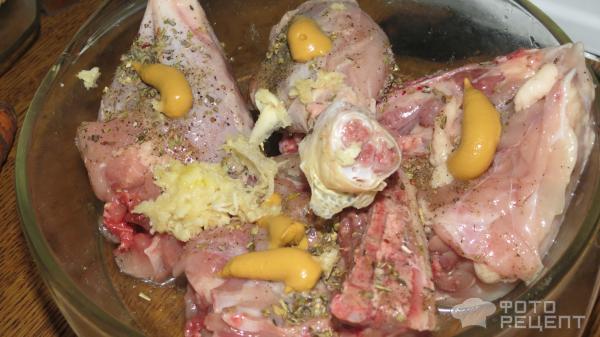 Рецепт Курица запеченная с грибами фото