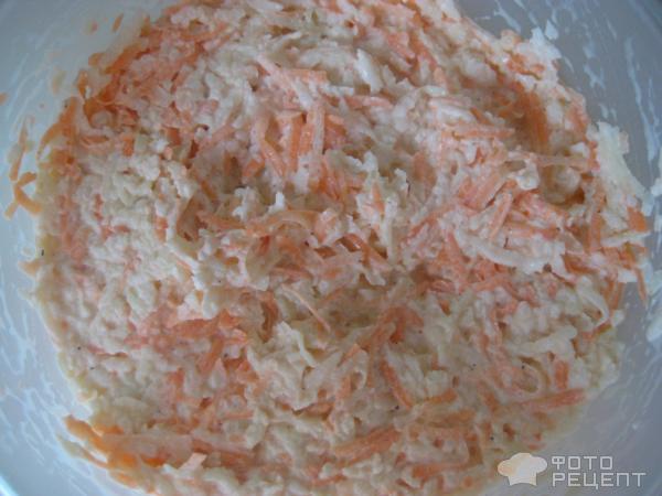 Рецепт Салат из редьки с морковью фото