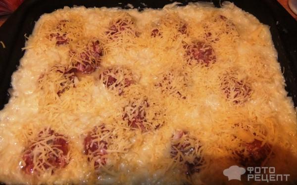 Рецепт кабачковый пирог с тефтелями фото