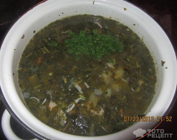Рецепт Щавелевый суп фото