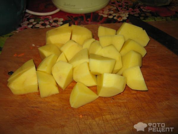 Рецепт картофеля с мясом и капустой фото