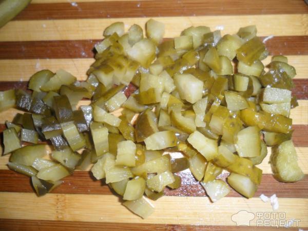 Рецепт салата Фасолево-чесночный фото