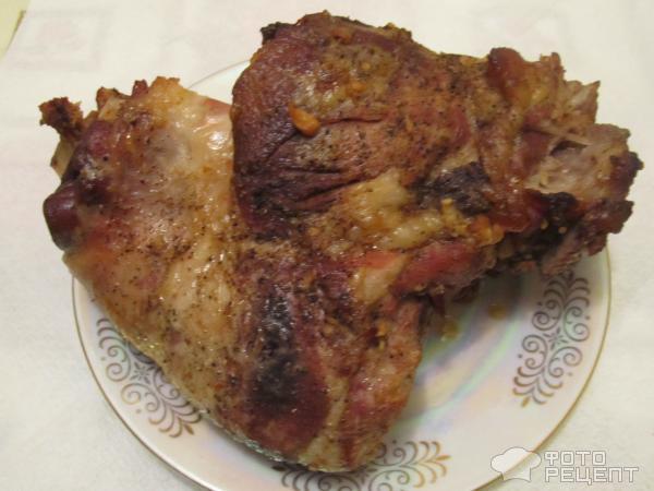 Рецепт Мясо запеченное в духовке фото