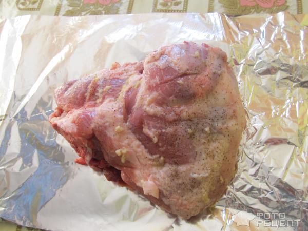 Рецепт Мясо запеченное в духовке фото