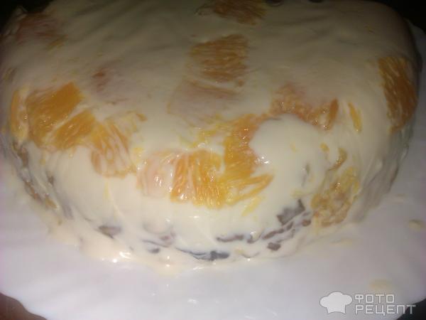 Рецепт Торт желейный с фруктами фото