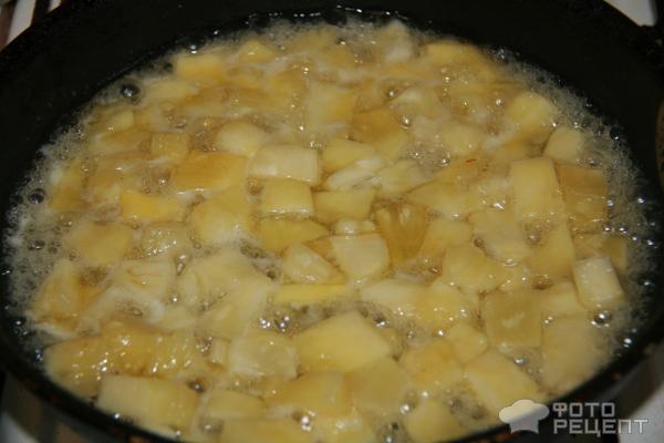 Рецепт Пирог-перевёртыш со свежими ананасами фото